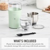 image:imageMarthaStewart ElectricCoffee amp Spice GrinderDual 25oz RemovableBowls StorageLidsStainless Steel BladesOne Touch Pulse Control2in1CompactBeans amp Spices Herbsamp Nuts Linen CreamHoneydew Green
